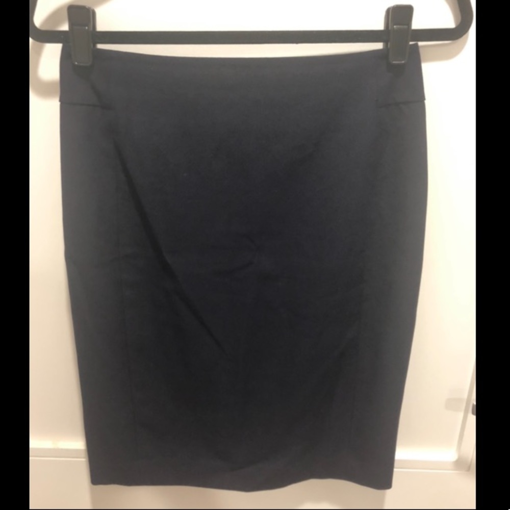 Ann Taylor Loft Navy Pencil Skirt